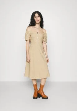 Vero Moda Petite Vmmymilo Calf Dress - Jurk - Irish Cream -Vero Moda Winkel 7dad56a3dc904b9fb7837ec82e8f69e5