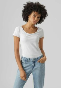 Vero Moda 2 PackMit Kurzen Ärmeln- T-Shirt Basic - Bright White -Vero Moda Winkel 7ea44d66cedb48deaa097b622b5d4aa5