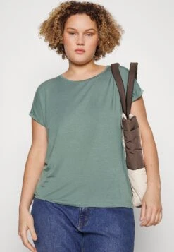 Vero Moda Curve Vmaya Plain - T-Shirt Basic - Laurel Wreath -Vero Moda Winkel 7f8140e317164574801dea80dee89aa7