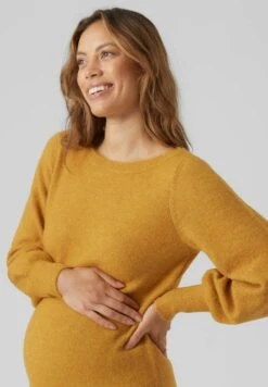 Vero Moda Simone Ls Boatneck- Gebreide Jurk - Chai Tea -Vero Moda Winkel 81a43fde56b7485d944937fcadea9d64