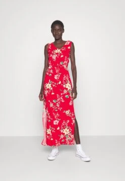 Vero Moda Tall Vmeasy Tank Dress - Maxi-Jurk - Goji Berry/Tika