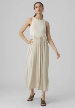 Vero Moda Vmerna Sl O-Neck 7/8 - Jurk - Birch