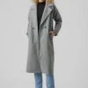 Vero Moda Mantel - Light Grey Melange