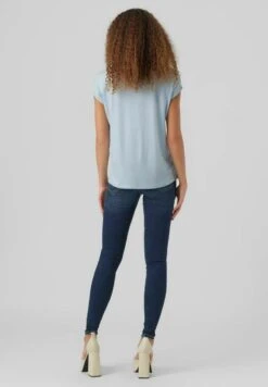 Vero Moda Vmava Plain Ss Gajrs Noos - T-Shirt Basic - Skyway -Vero Moda Winkel 82ddf30414554439b21747d33a7a0da0