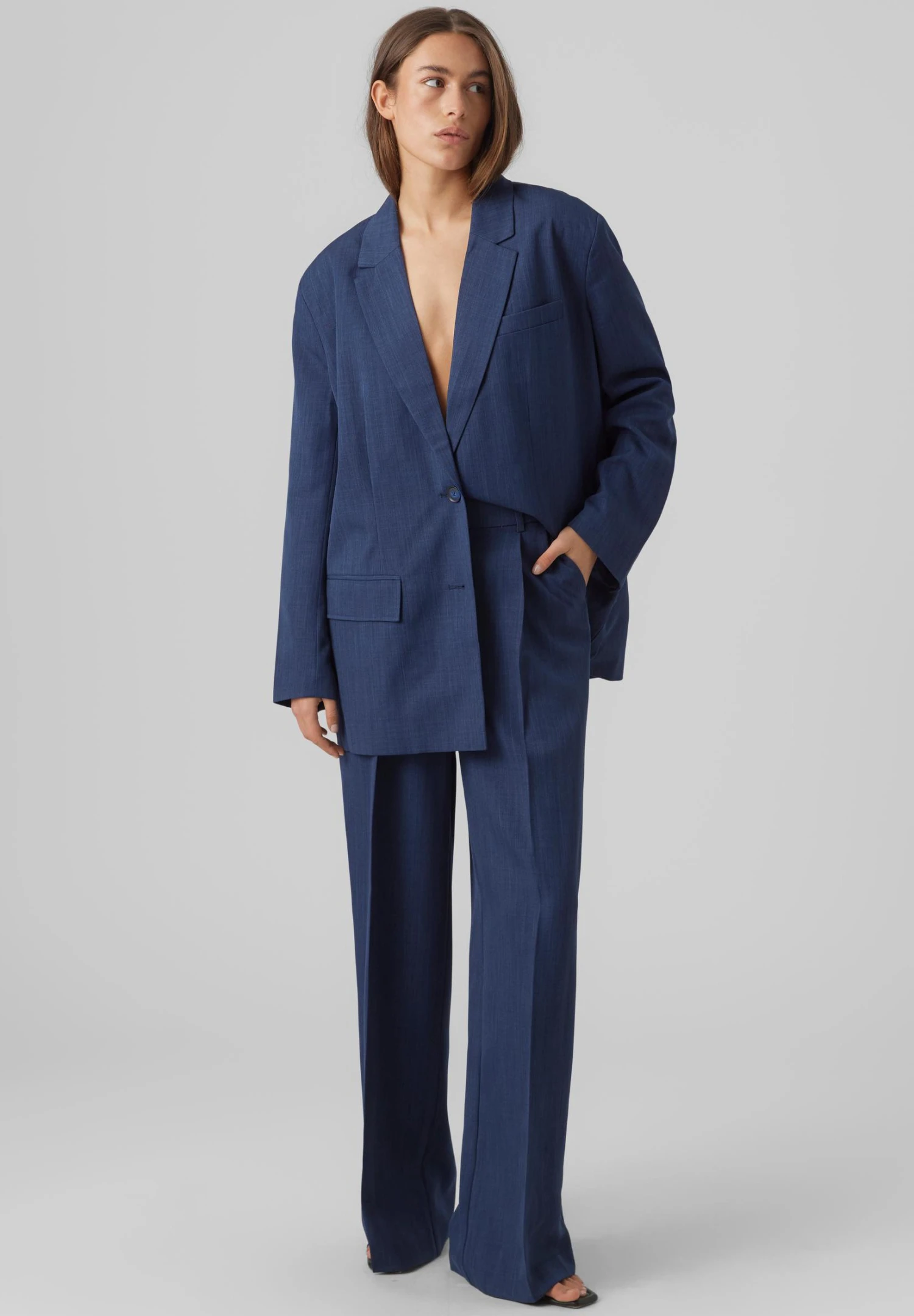 Vero Moda Vmmathilde Pants- Broek - Navy 4 Vero Moda Vmmathilde Pants- Broek - Navy - Afbeelding 2