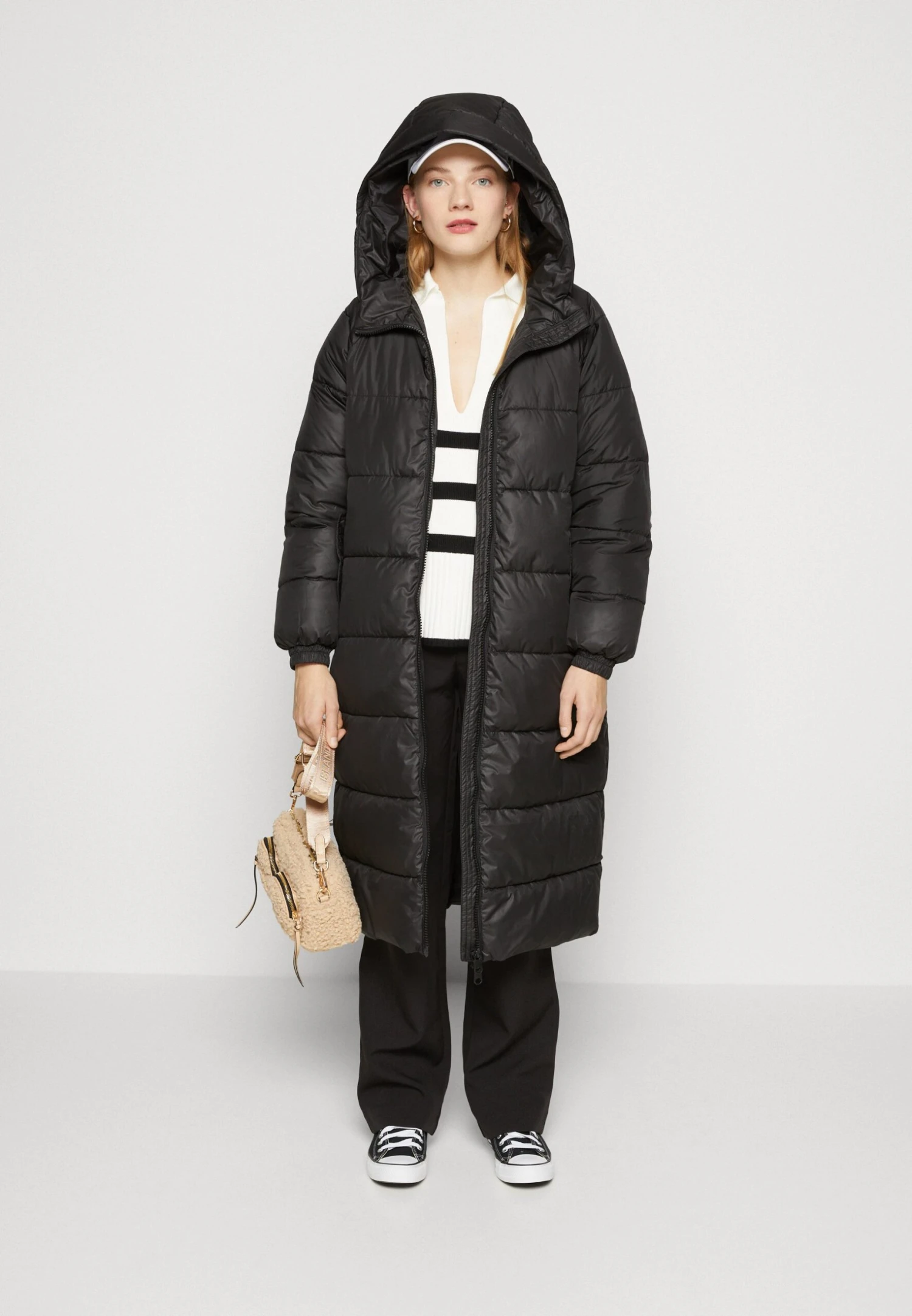 Vero Moda Vmwillow Long Coat - Winterjas - Black 4 Vero Moda Vmwillow Long Coat - Winterjas - Black - Afbeelding 2