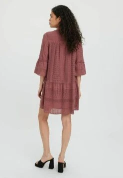 Vero Moda Vmhoney V Neck Tunic - Jurk - Rose Brown -Vero Moda Winkel 85169232e7ff4577a457d19cee489740