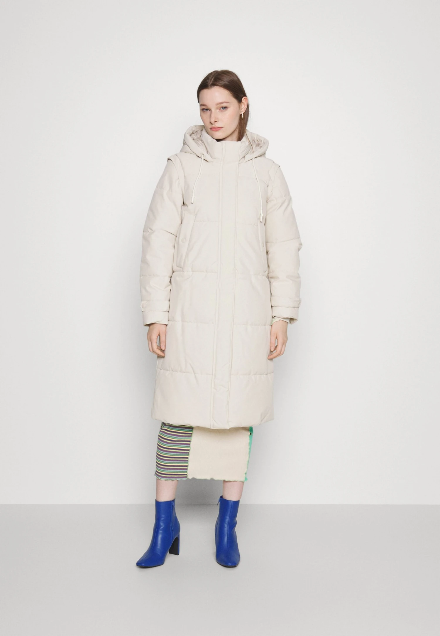 Vero Moda Vmmargaret Long Coat - Winterjas - Oatmeal 3 Vero Moda Vmmargaret Long Coat - Winterjas - Oatmeal