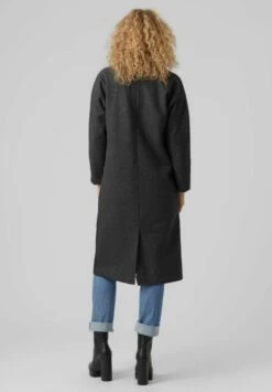 Vero Moda Mantel - Dark Grey Melange -Vero Moda Winkel 855fd0cfff974592b4174ce5bb403754