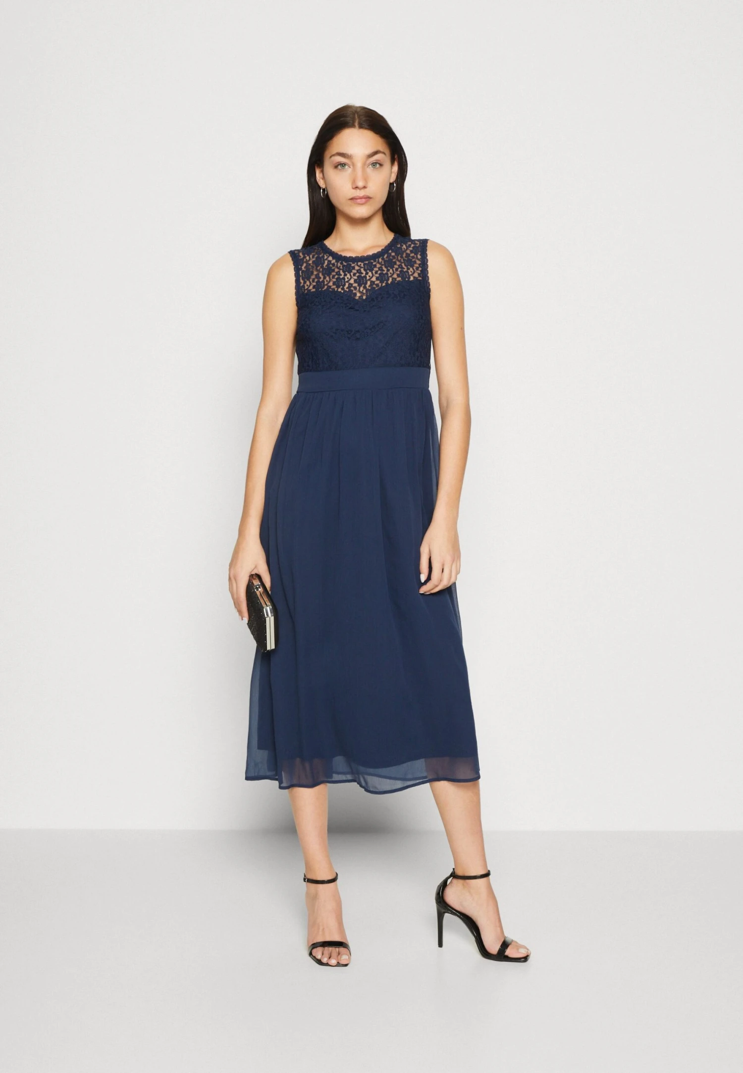 Vero Moda Vmmia Back Dress - Cocktailjurk - Navy 4 Vero Moda Vmmia Back Dress - Cocktailjurk - Navy - Afbeelding 2