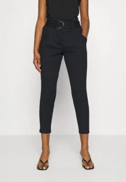 Vero Moda Petite Vmbailey Paperbag Belt Pants - Broek - Black