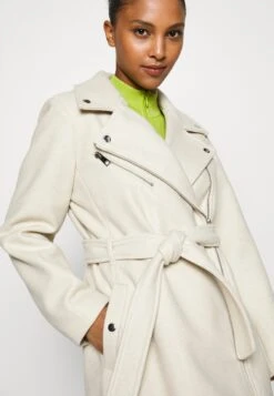 Vero Moda Petite Vmpop Biker Coat - Mantel - Oatmeal Melange -Vero Moda Winkel 86bbeb2a142846c2b4936b0fba5d62c9