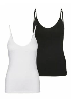 Vero Moda Vmmaxi My Soft V Single 2 Pack - Top - Black 4