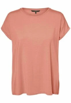 Vero Moda Vmava Plain Ss Gajrs Noos - T-Shirt Basic - Georgia Peach -Vero Moda Winkel 8a6c5a645a724afd90d1aba52a6434e5