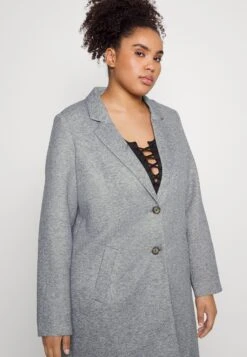 Vero Moda Curve Vmverodonacallie Coat - Halflange Jas - Light Grey Melange -Vero Moda Winkel 8a78a6cc60664a5b9dc352bbc8e4c0c4