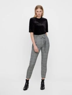 Vero Moda Vmeva Hr- Broek - Grey/White
