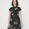 Vmmhallie Short Dress- Jerseyjurk - Black Aop Vilma Flower