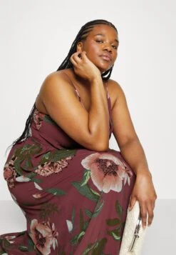 Vero Moda Curve Vmkatniss Maxi Dress- Cocktailjurk - Rose Brown/Katniss -Vero Moda Winkel 8e4a09dff4e741048b3197f1c3116808