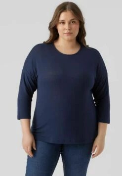 Vero Moda Curve Longsleeve - Navy Blazer