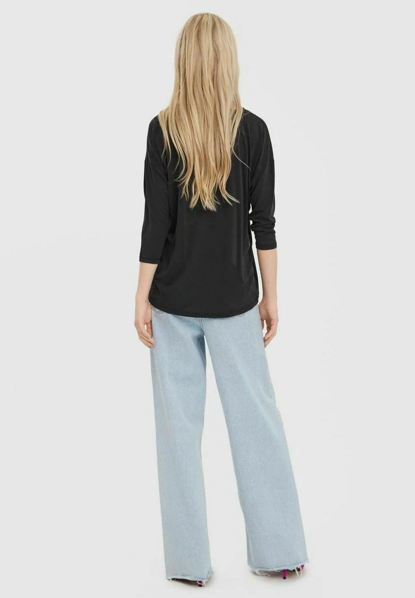 Vero Moda 3/4 Ärmeliges - Longsleeve - Black 5 Vero Moda 3/4 Ärmeliges - Longsleeve - Black - Afbeelding 3