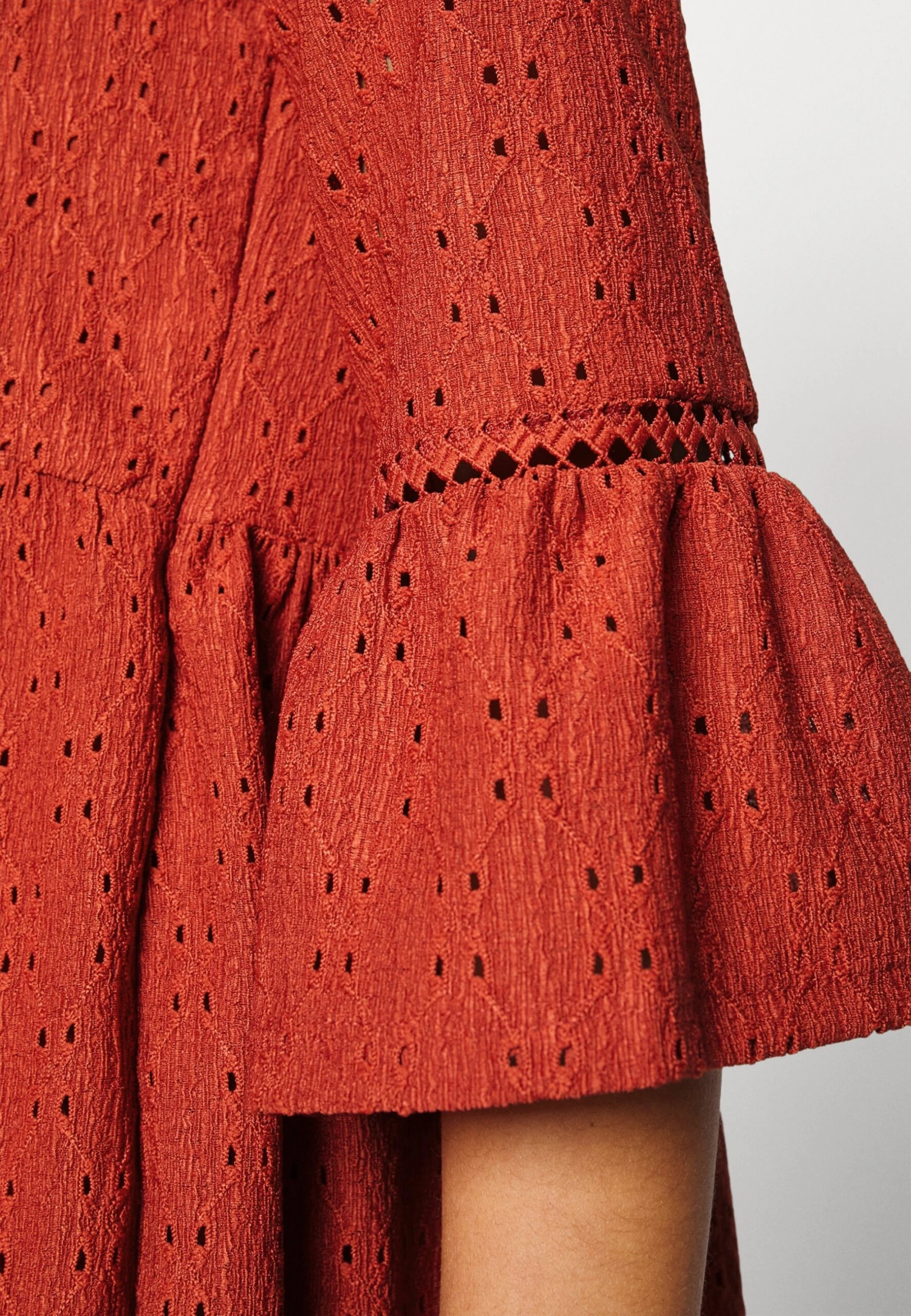 Vero Moda Tall Vmmarcy Short Dress- Jurk - Barn Red 7 Vero Moda Tall Vmmarcy Short Dress- Jurk - Barn Red - Afbeelding 5