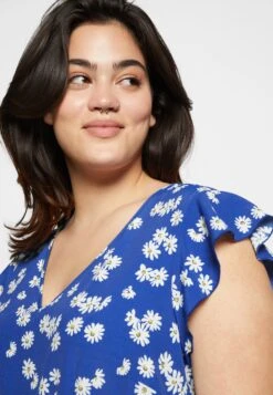 Vero Moda Curve Vmcatch Short Dress - Jurk - Dazzling Blue -Vero Moda Winkel 910312a8be414701aac6c885067723fa