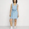 Vero Moda Vmviviana Short Dress - Spijkerjurk - Light Blue Denim -Vero Moda Winkel 912eb016f245497391f6854f85d3334a
