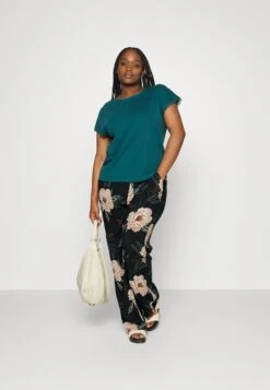 Vero Moda Curve Vmceasy Wide Pants - Broek - Black/Camille -Vero Moda Winkel 919679b872824e0caefe92ac55c8e212