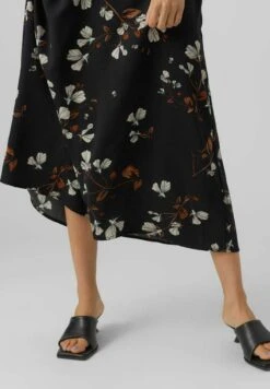 Vero Moda Vmnewhallie Long Tie Dress - Blousejurk - Black -Vero Moda Winkel 93da27cc496349e3b6bf7eb82d0190ea