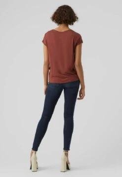 Vero Moda Vmava Plain Ss Gajrs Noos - T-Shirt Basic - Sable -Vero Moda Winkel 9461aba6c4574560890c0d2056f3c72c