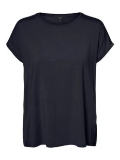 Vero Moda Vmava Plain Ss Gajrs Noos - T-Shirt Basic - Night Sky -Vero Moda Winkel 9479d1dcec4d40349efe21edc4a1d7bc