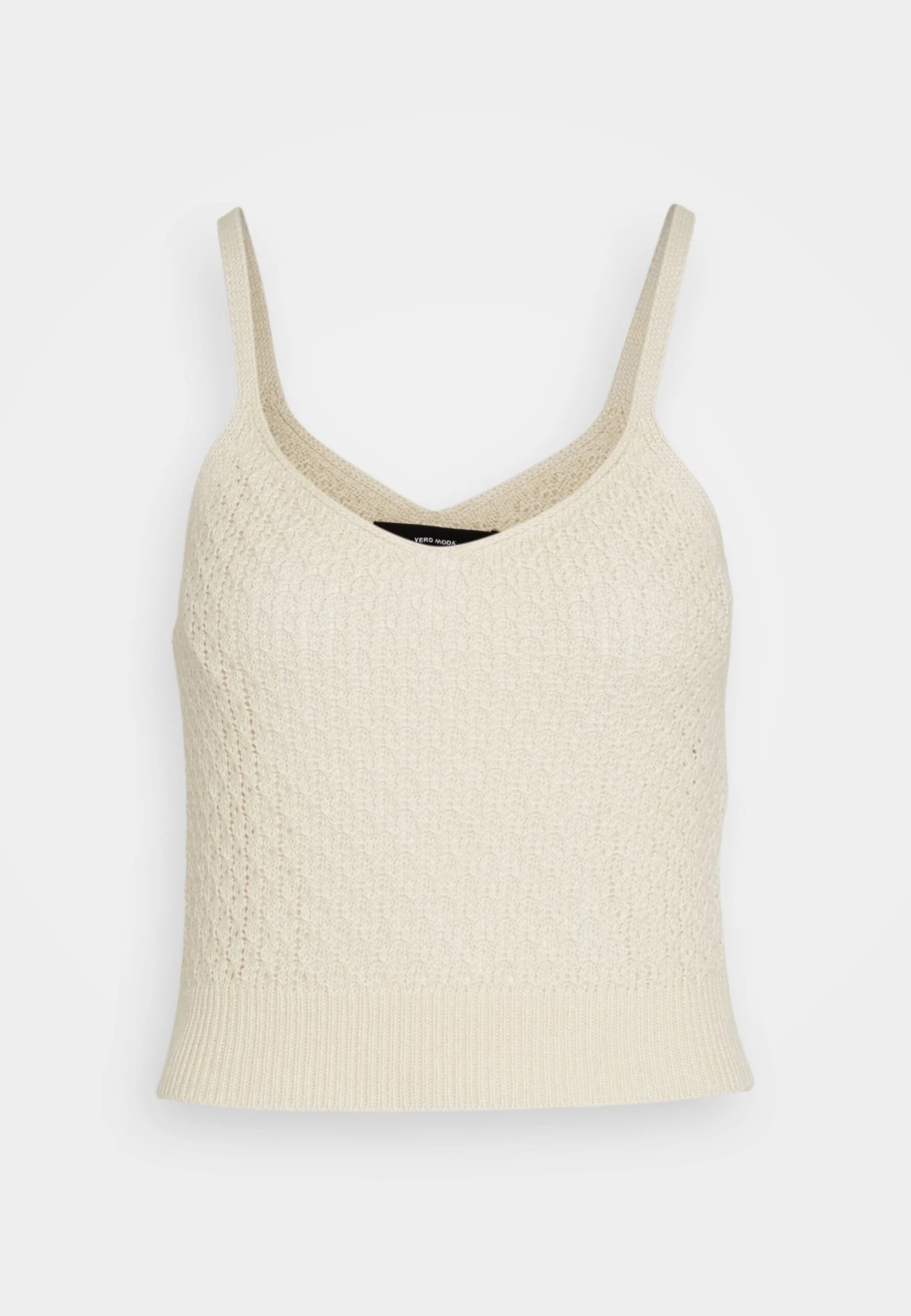 Vero Moda Vmblanca Strap Crop - Top - Birch 7 Vero Moda Vmblanca Strap Crop - Top - Birch - Afbeelding 5