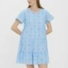 Vero Moda Mit Kurzen Ärmeln Broderie Anglaise - Jurk - Blue Bell -Vero Moda Winkel 9506b408830347c2a1e415606dec1ca0