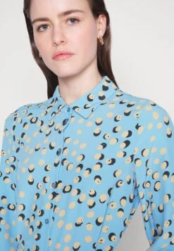Vero Moda Tall Vmnya Catch Calf Shirt Dress- Blousejurk - Little Boy Blue/Nuna -Vero Moda Winkel 964a35e2dc25460da8aaa57e825896df