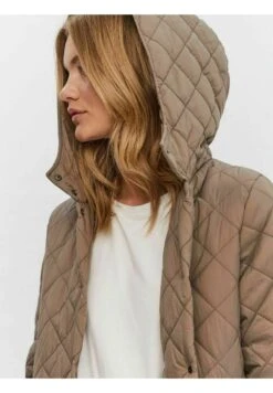 Vero Moda Tepp - Mantel - Mottled Brown, Brown -Vero Moda Winkel 965fe2b7b7024256ace19bcb1c65220e