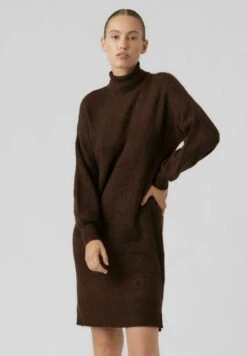 Vero Moda Gebreide Jurk - Coffee Bean