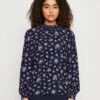 Vero Moda Vmanna Smock - Longsleeve - Dark Blue
