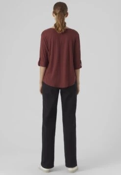 Vero Moda Longsleeve - Madder Brown -Vero Moda Winkel 9e6809de9c9841e295bfd84c73ccea44