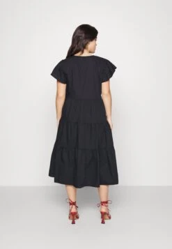 Vero Moda Curve Vmjarlotte Calf Slit Dress - Jurk - Black 10 Vero Moda Curve Vmjarlotte Calf Slit Dress - Jurk - Black -Vero Moda Winkel 9ea98136827f4a2388ab4a650bb2d578