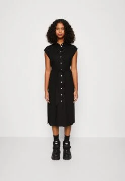 Vero Moda Vmmymilo Calf Shirt Dress - Blousejurk - Black