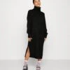 Vero Moda Petite Vmnewwind Highneck Dress - Gebreide Jurk - Black