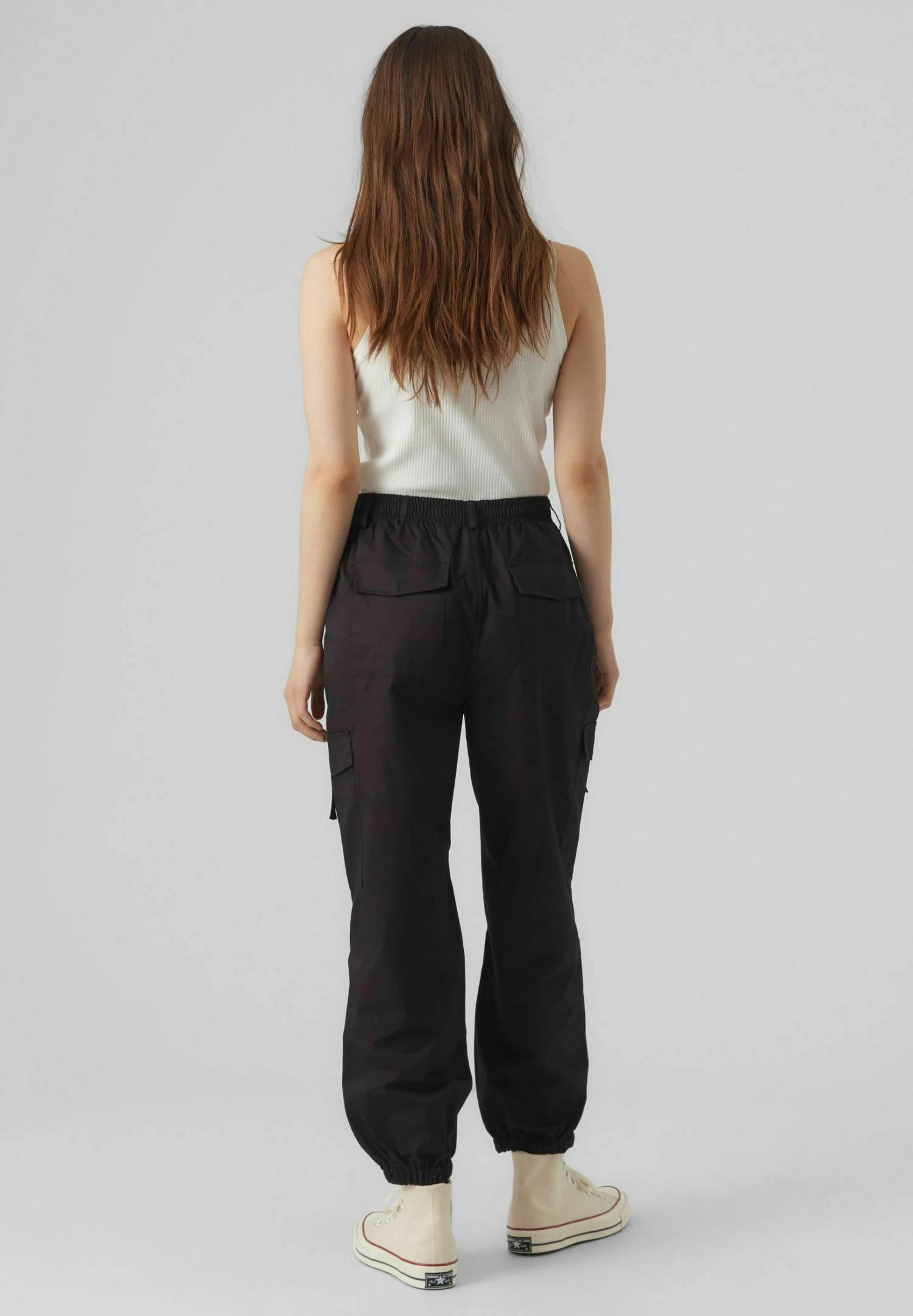 Vero Moda Treillis - Cargobroek - Black 5 Vero Moda Treillis - Cargobroek - Black - Afbeelding 3