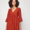 Vero Moda Tall Vmmarcy Short Dress- Jurk - Barn Red 1 Vero Moda Tall Vmmarcy Short Dress- Jurk - Barn Red -Vero Moda Winkel a1a975cbd67f4f81998d0ac75b327d05