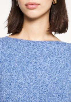 Vero Moda Tall Vmdoffy - Gebreide Jurk - Beaucoup Blue/W. Melange -Vero Moda Winkel a20907377e7a407dbe67ed341ab715cf