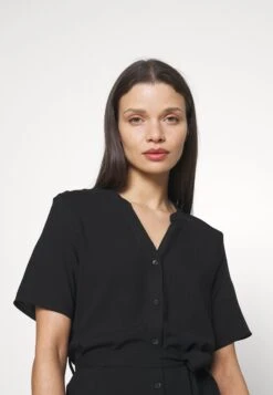 Vero Moda Petite Vmvica Shirt Dress - Blousejurk - Black -Vero Moda Winkel a2a56fe30b1b4666b2a571e07fa904d0