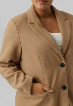 Vero Moda Curve Vmblaza Long Curve - Mantel - Tigers Eye -Vero Moda Winkel a42b9f2702d64a4ca198217db11dea87