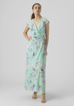 Vero Moda Vmhope Dino Long Dress - Maxi-Jurk - Jade Cream