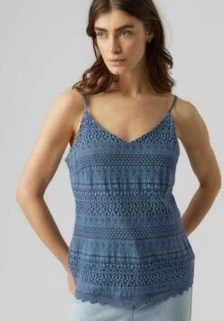 Vero Moda Vmhoney Singlet - Top - China Blue -Vero Moda Winkel a5a28d4e2baf4064b99faa127e337d6d