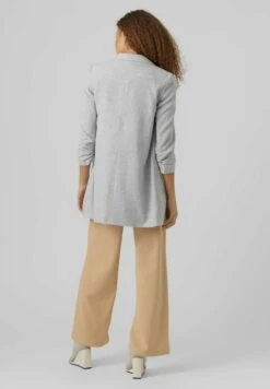 Vero Moda Vmrica Long Blazer - Halflange Jas - Light Grey Melange -Vero Moda Winkel a74788f7429742c490671448952f204b