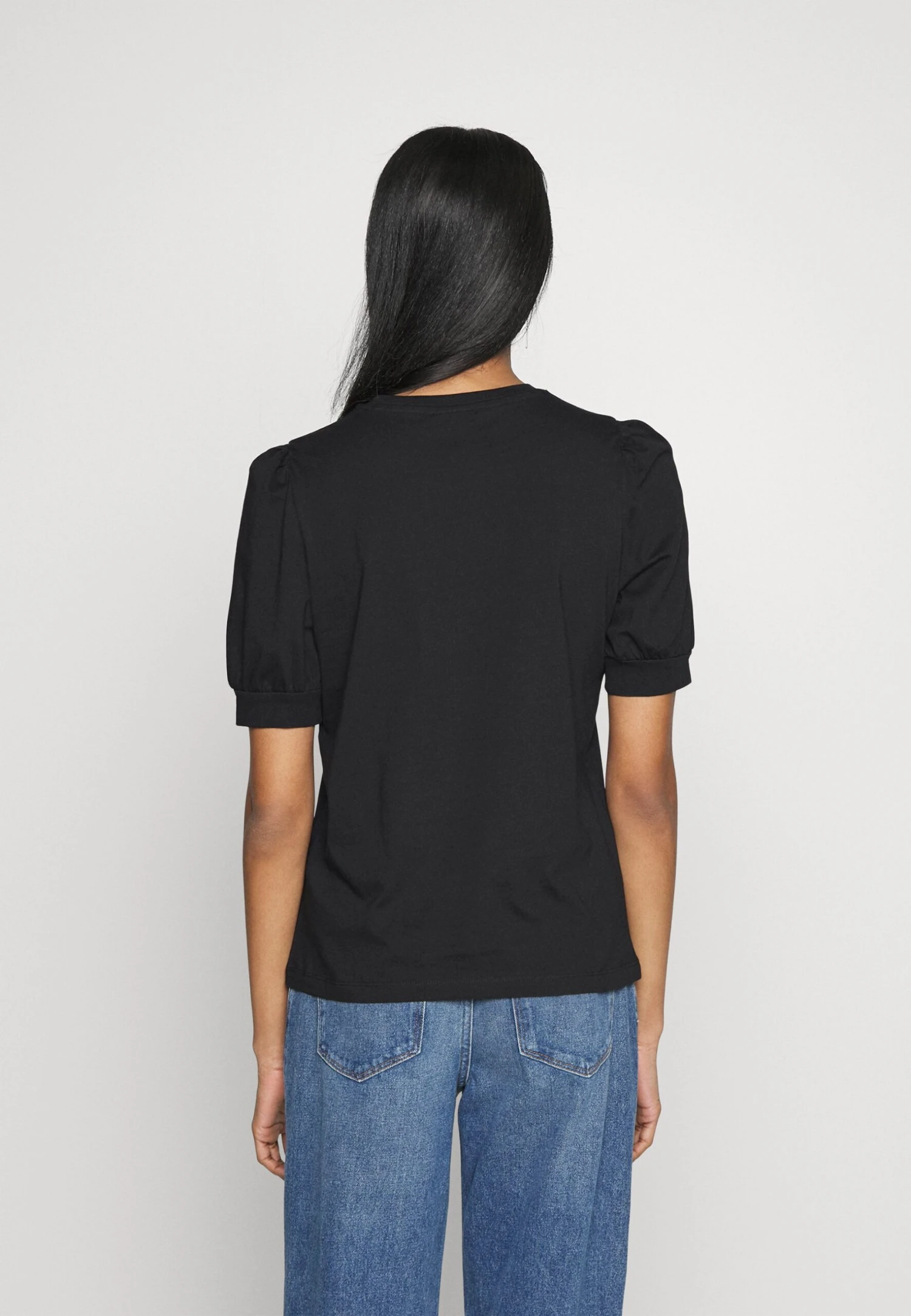 Vero Moda Tall Vmkerry O Neck - T-Shirt Basic - Black 5 Vero Moda Tall Vmkerry O Neck - T-Shirt Basic - Black - Afbeelding 3